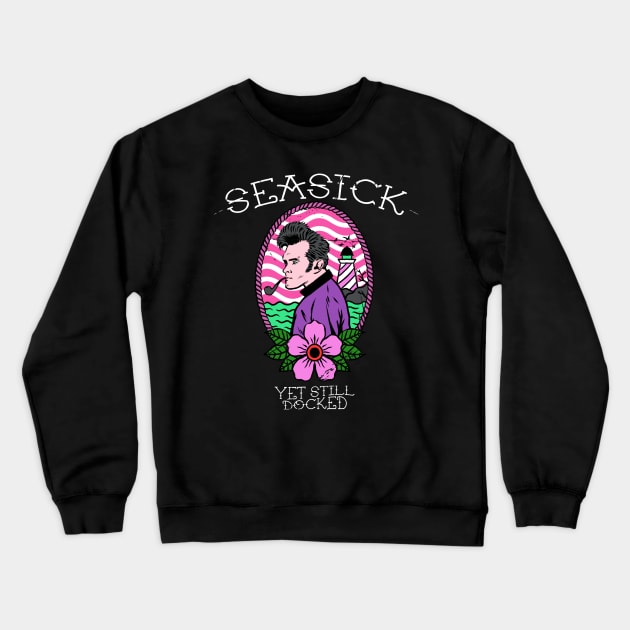 Seasick Crewneck Sweatshirt by designedbydeath